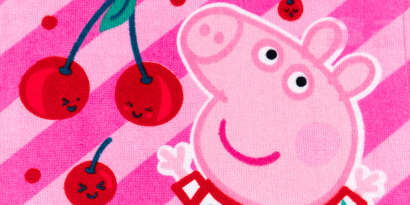 Ręcznik 30x50 cm peppa wisienki